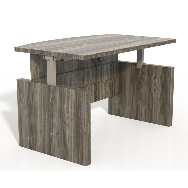 Symple Stuff Josefina Height Adjustable Executive Desk & Reviews Wayfair